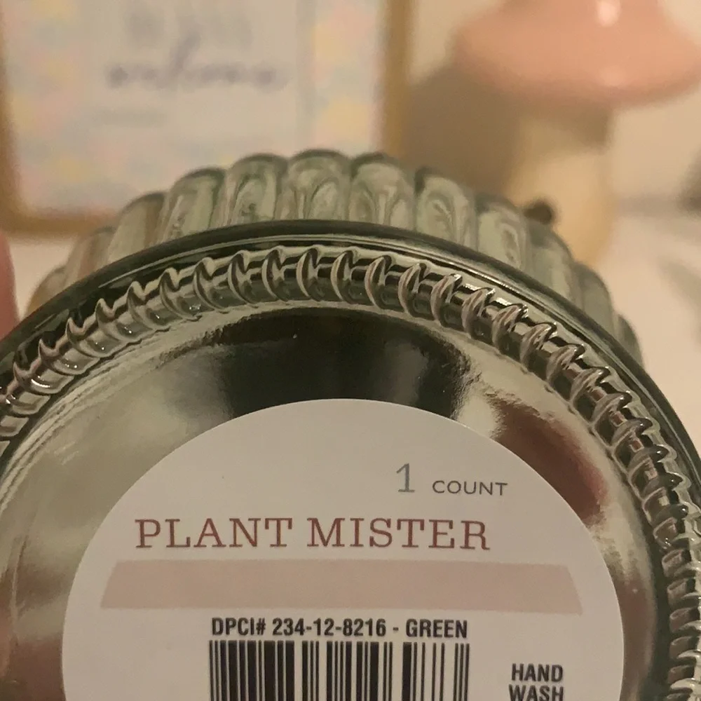 Target Bullseye Glass Plant Mister in Color Soft Green.